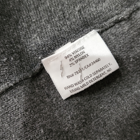 EILEEN FISHER OPEN ASYMMETRICAL CARDIGAN 💛 - Picture 8 of 8